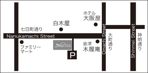 お店の地図